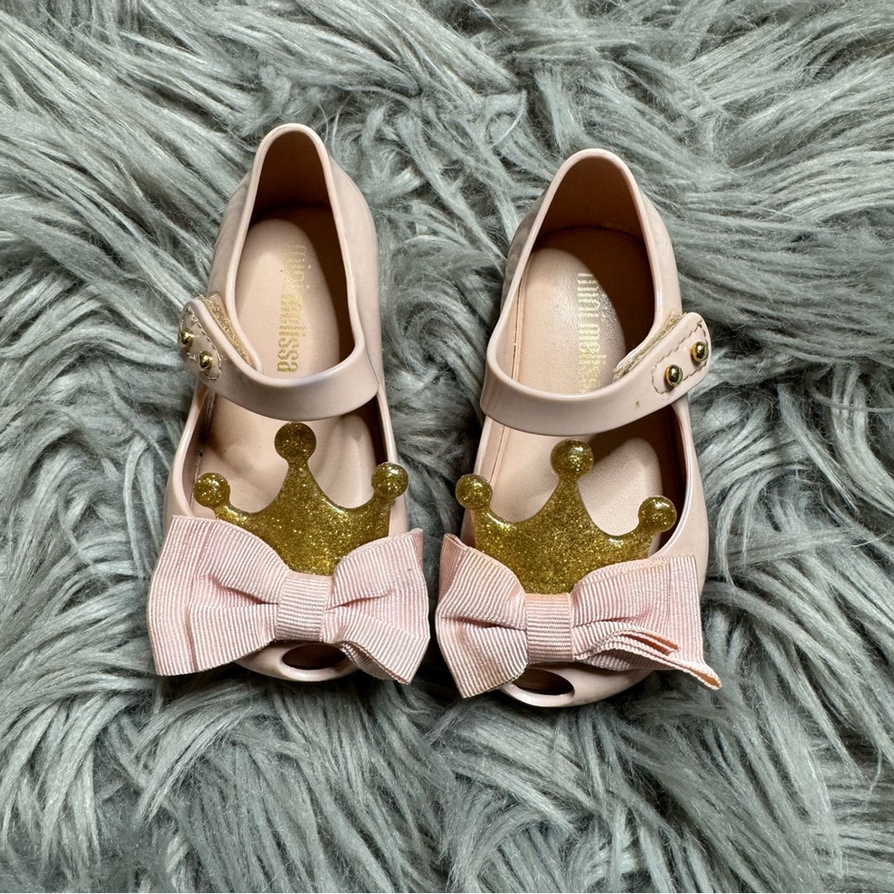 MINI MELISSA ULTRAGIRL PRINCESS BOW ME JELLY SHOES